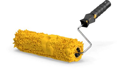 Paint Roller With Paint.H03.2k